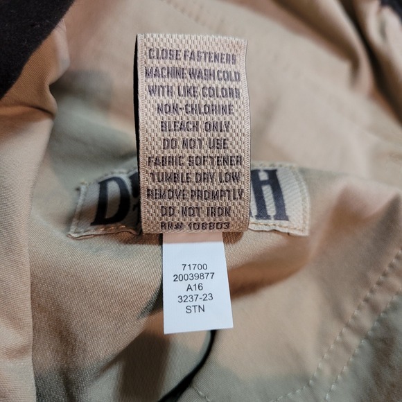 Duluth Trading Mens L Cargo Pants Khaki Nylon Spandex Outdoor Work Utility 34x30 - Picture 7 of 8